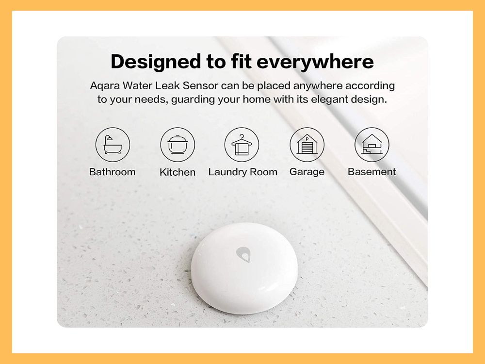 Water Leak Detector for Alarm System and Smart Home Automation