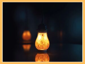 Himalayan Glow LED Salt Bulb 4-Pack (Warm Amber Glow)