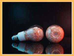 Himalayan Glow Salt Light Bulbs (2-Pack, 7W Amber)