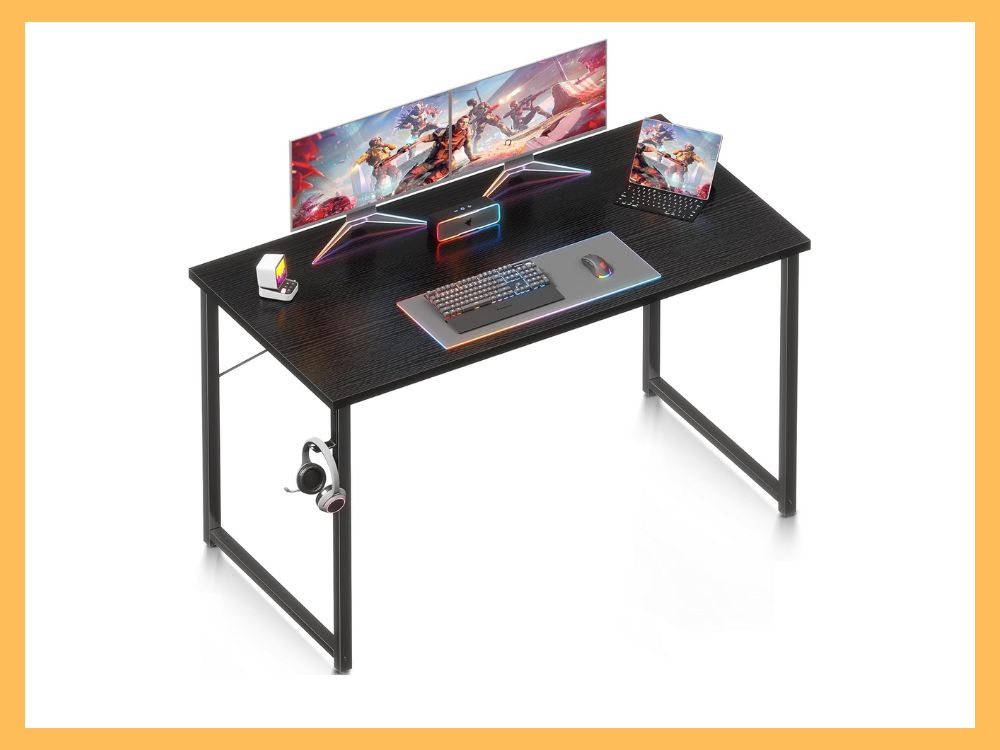 ODK 48" Computer Desk with Headphone Hooks