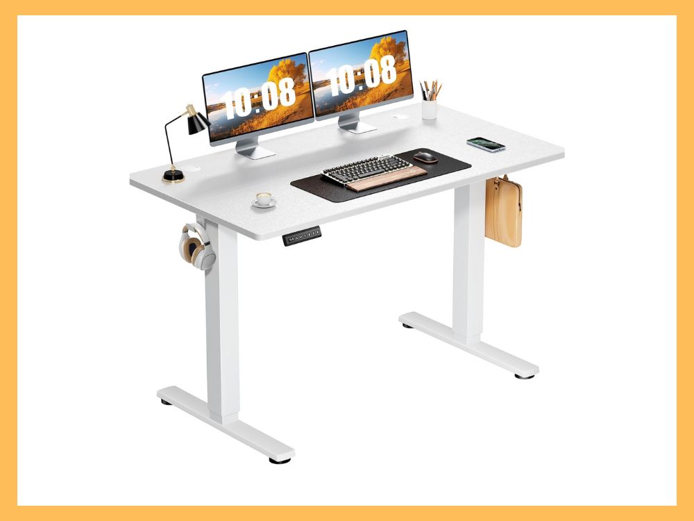 Sweetcrispy Electric Standing Desk Adjustable Height, 48x24 Inch (4)