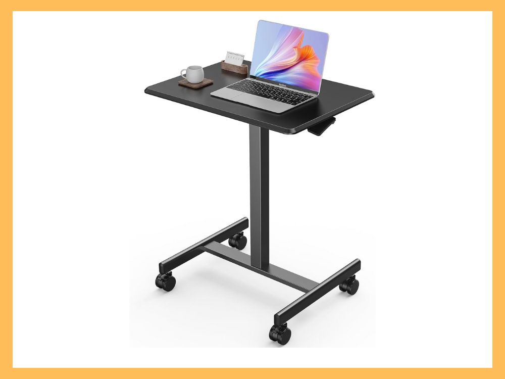 Sweetcrispy Mobile Small Standing Desk