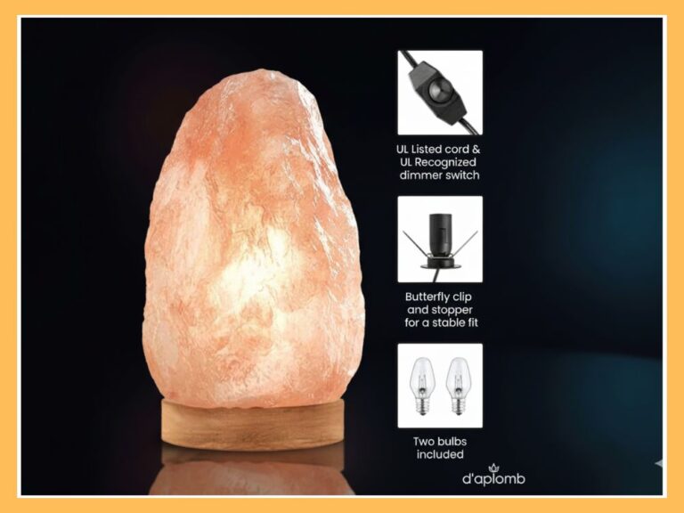 d’Aplomb Authentic Himalayan Salt Lamp 4 d’Aplomb Authentic Himalayan Salt Lamp
