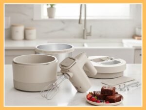 BELLA 3.5-Qt 2-in-1 Hand & Stand Mixer (Oatmilk)