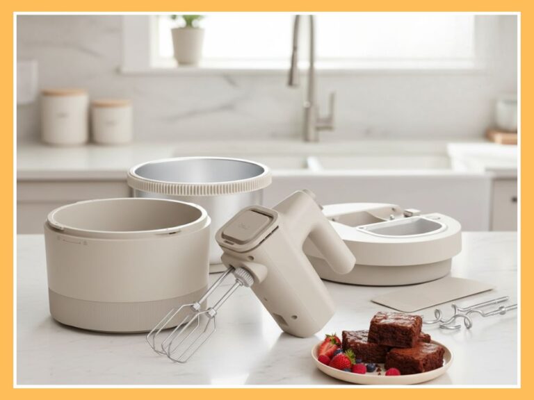 BELLA 3.5-Qt 2-in-1 Hand & Stand Mixer (Oatmilk) 1 BELLA 3.5-Qt 2-in-1 Hand & Stand Mixer (Oatmilk)