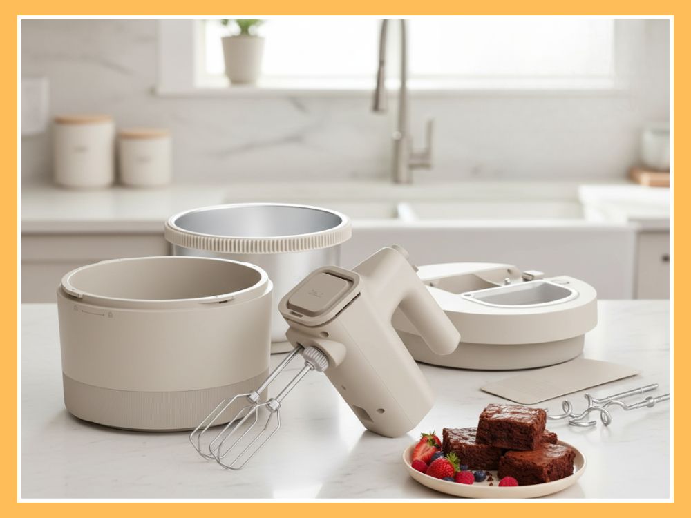 BELLA 3.5-Qt 2-in-1 Hand & Stand Mixer (Oatmilk)