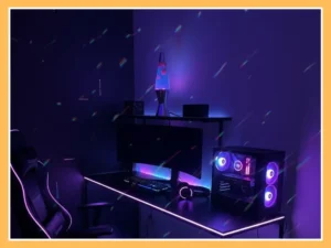 Lava Techno Chrome Pink Blue Lamp