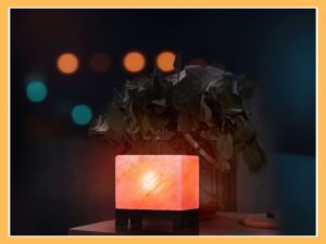 Rectangle Himalayan Salt Lamp (Dimmer, 11.5 lb)