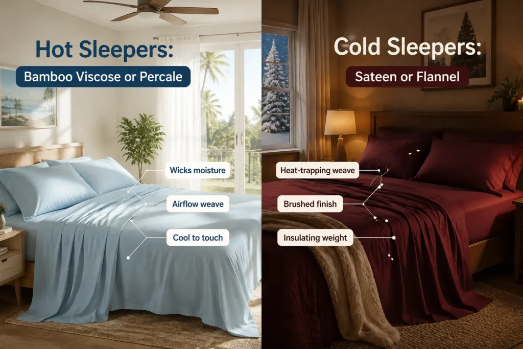 What Are the Best Sheets for Hot Sleepers and Night Sweats